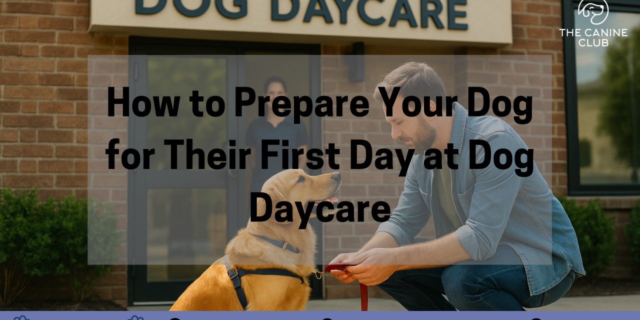 How to Prepare Your Dog for Their First Day at Dog Daycare