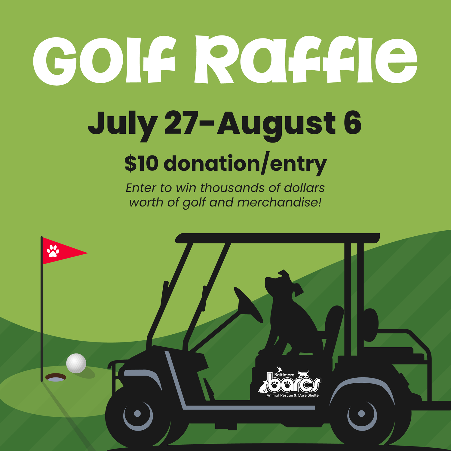 BARCS Golf Raffle