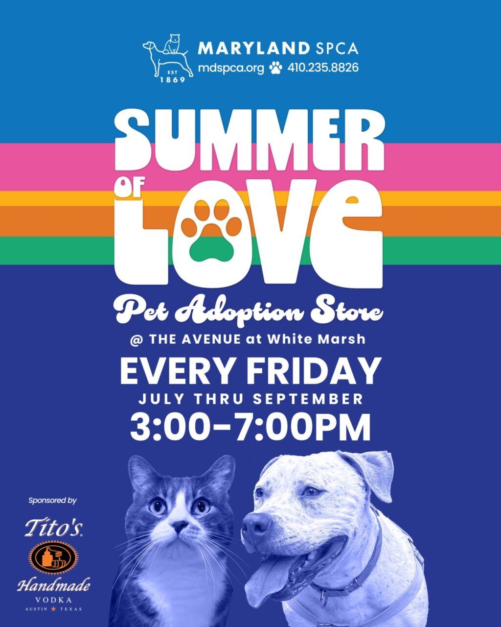 Summer of Love Adoption Event Maryland SPCA