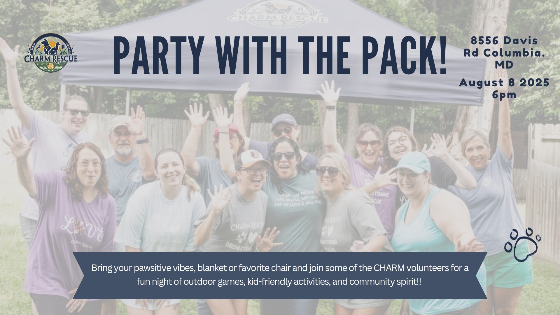 CHARM Party with the Pack