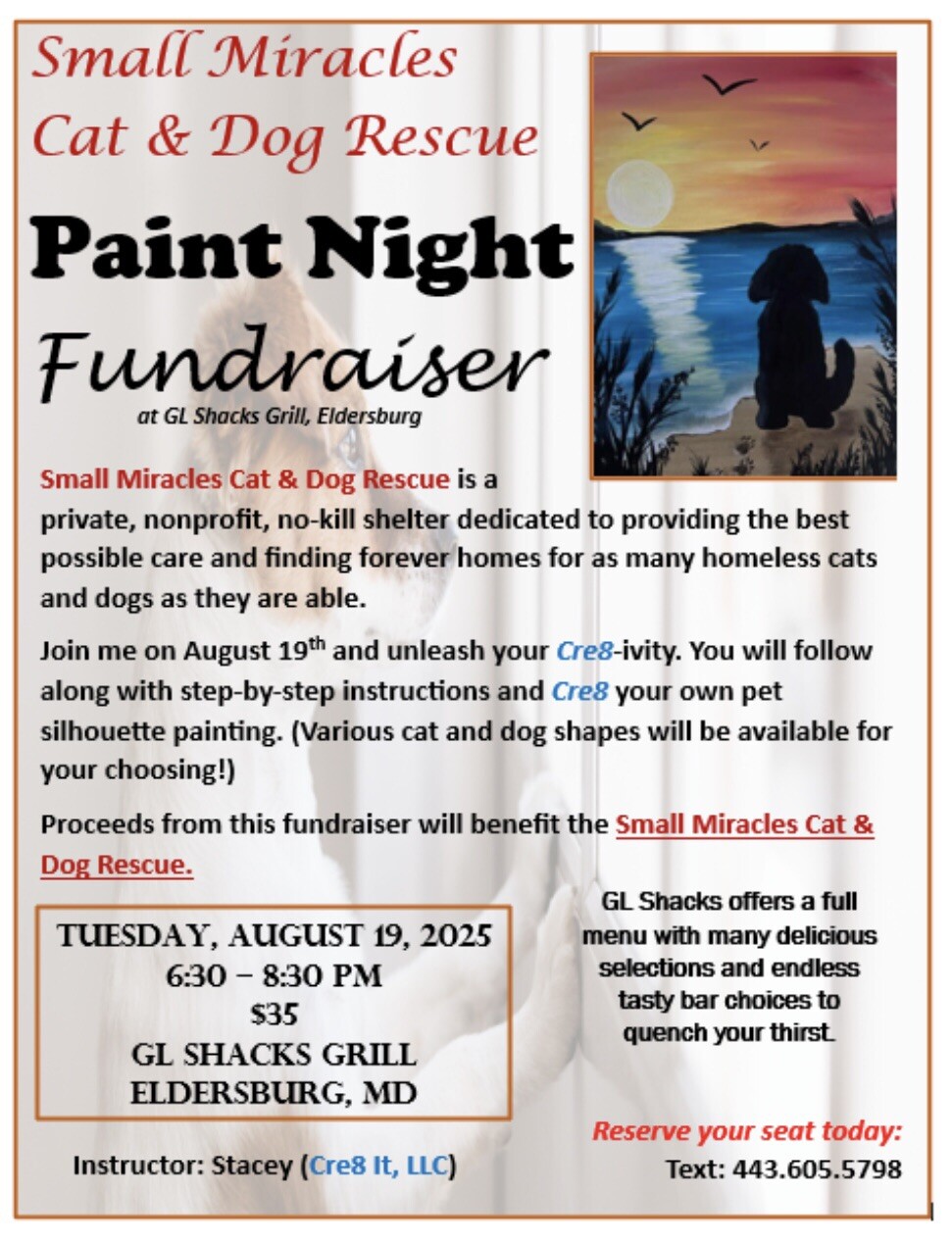 Paint Night Fundraiser
